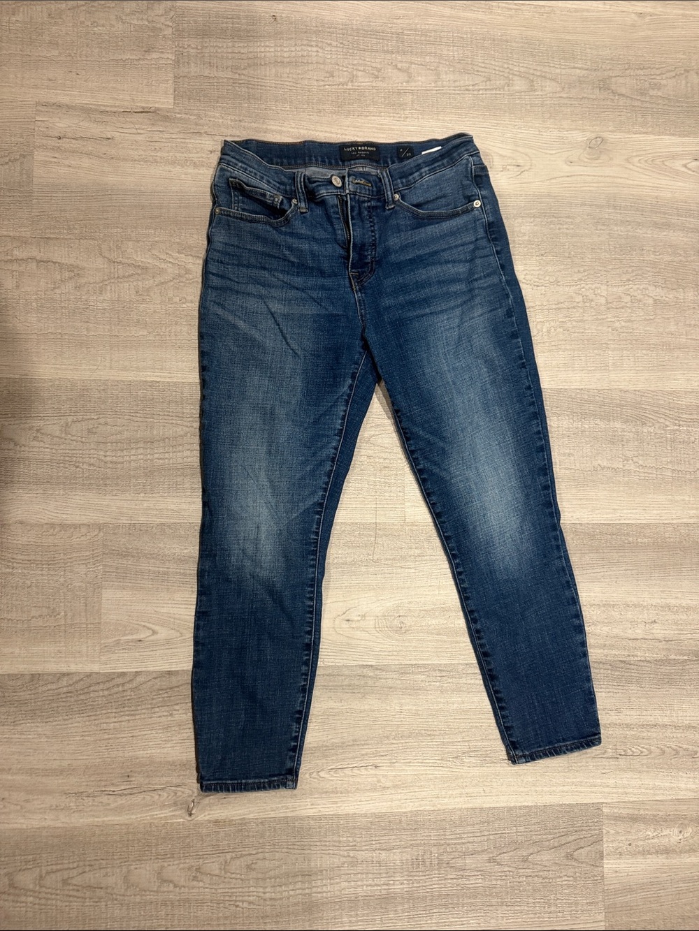 Lucky Brand Women's Dark Blue Skinny Jeans
